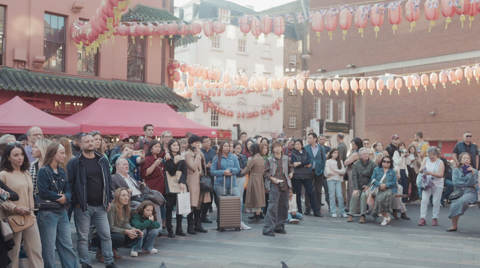 中秋汉服国风表演活动吸引大量游客