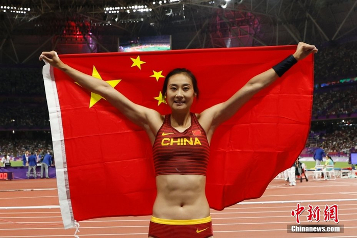 (杭州亚运会)中国选手李玲夺女子撑杆跳金牌|李玲|金牌|撑杆跳_新浪新