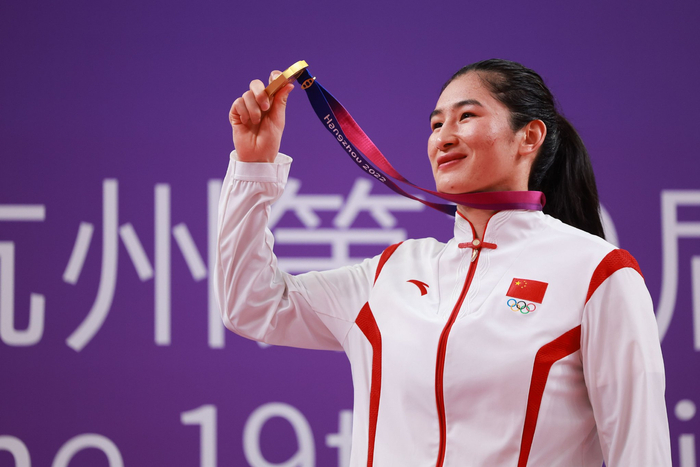 拳击——女子75公斤级:李倩夺冠|李倩|拳击|杭州亚运会_新浪新闻