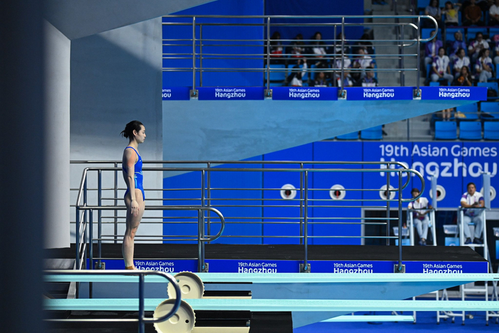 跳水——女子3米跳板预赛赛况