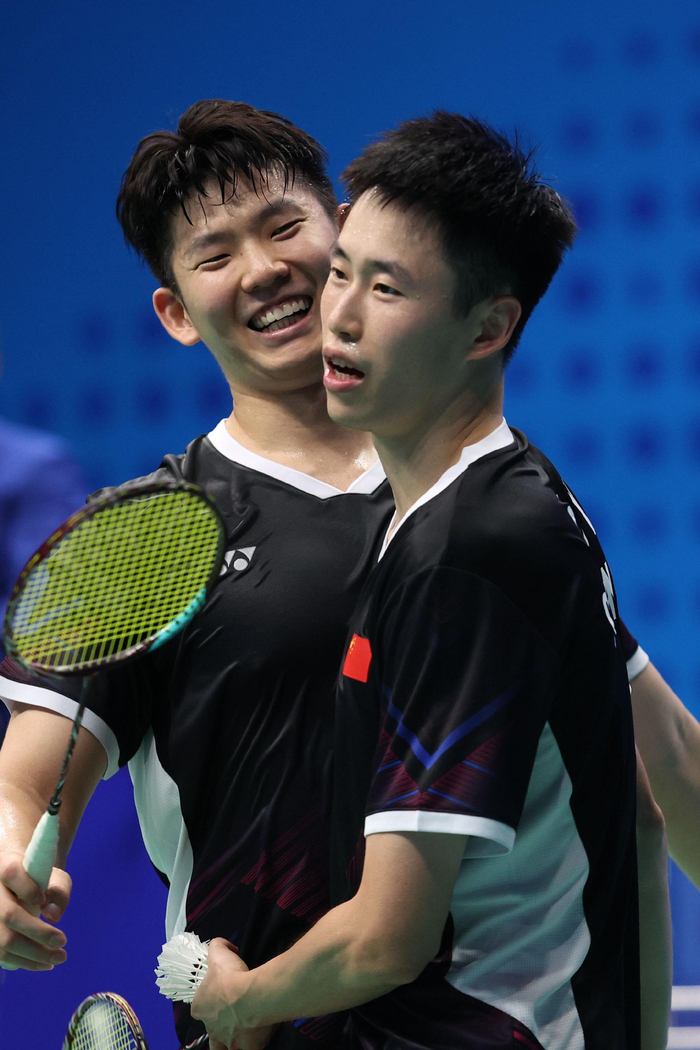 羽毛球——男子双打:刘雨辰/欧烜屹晋级八强|欧烜屹|羽毛球|刘雨辰