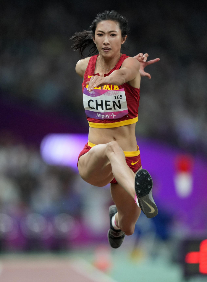 田径——女子三级跳远决赛赛况