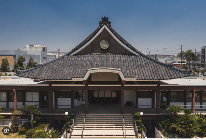 在洛杉矶市中心一街,属于大乘佛教中最大的教派--净土真宗本愿寺派