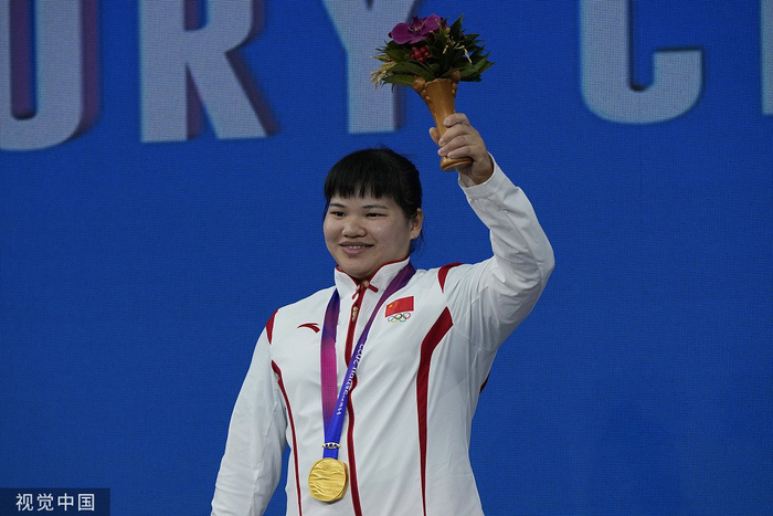 梁小梅为女举拿到了唯一一枚金牌。