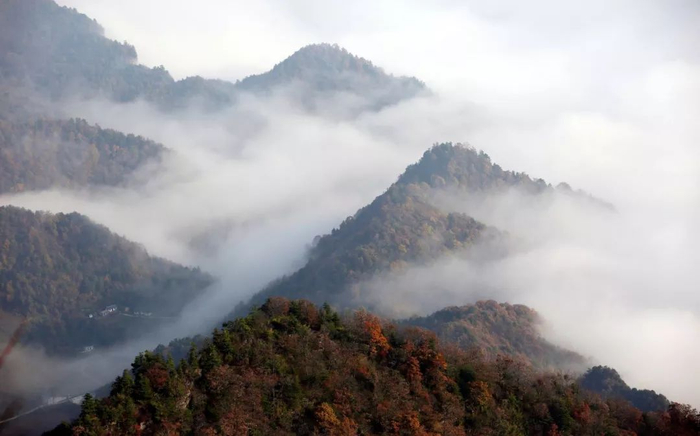 ▲李白笔下的 “青泥何盘盘” 。摄影/冉创昌