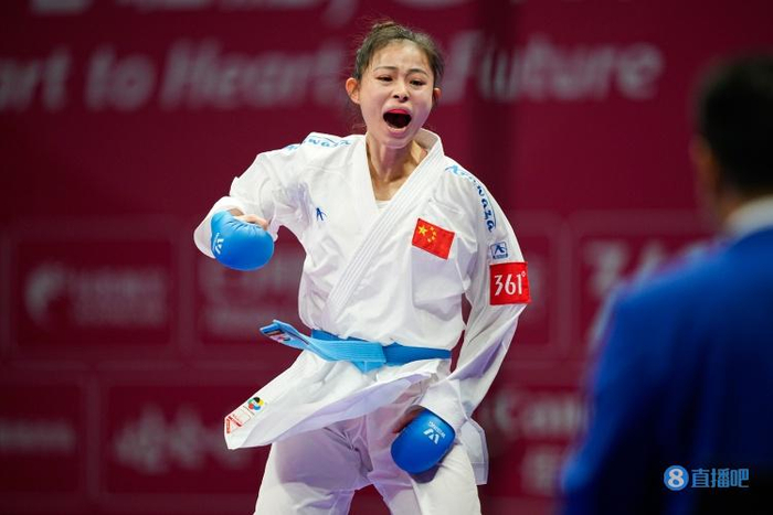 9比0战胜对手,东京奥运会铜牌得主龚莉轻松拿到杭州亚运会空手道女子