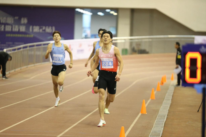 谢智宇在奔跑中