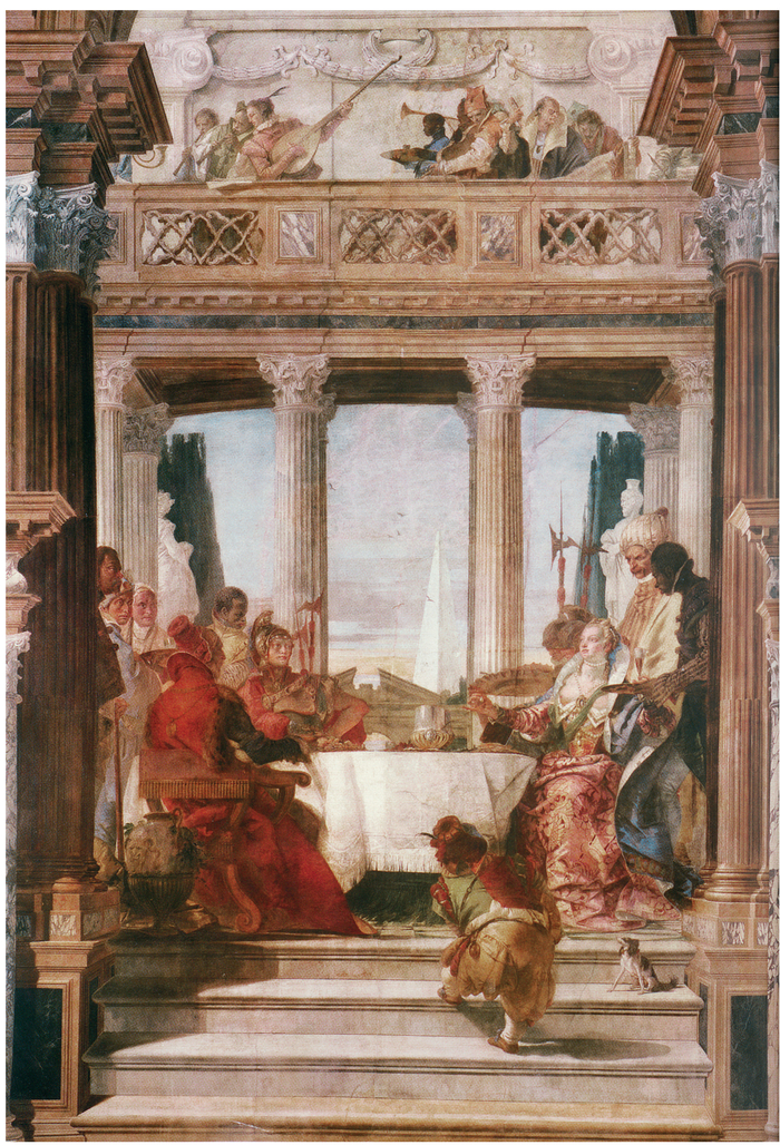 蒂耶波罗，克利奥帕特拉的盛宴，约 1750 年，拉比亚宫