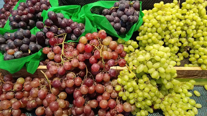 五颜六色的葡萄