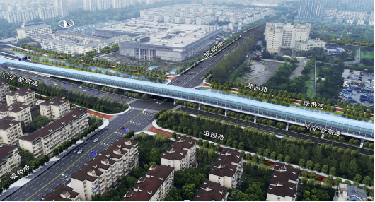 银都路节点效果图