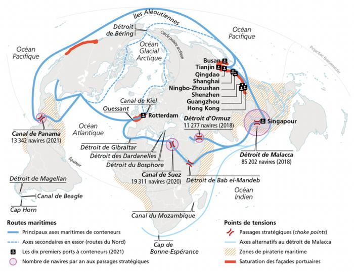 西方紧盯海运七大咽喉, 能否掐住中国?