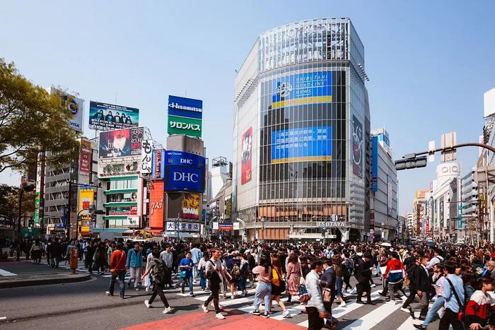 日本东京街头 资料图 图源：视觉中国