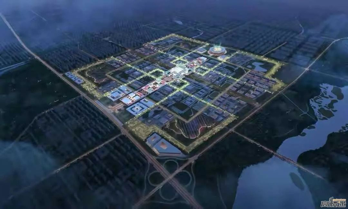 （网传山大龙山校区效果图）