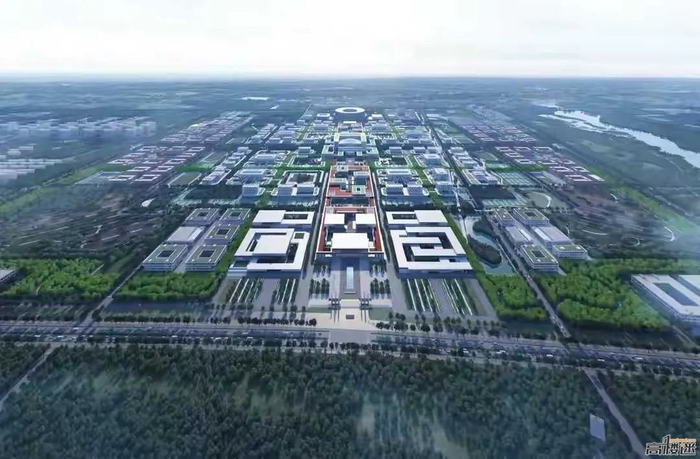 （网传山大龙山校区效果图）