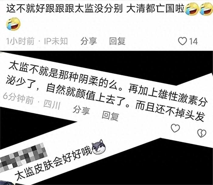 评论区网友的恶评。图/受访者提供