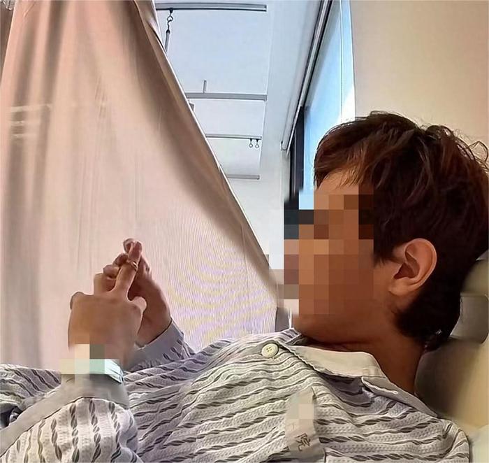 刚做完结扎手术的刘先生。图/受访者提供