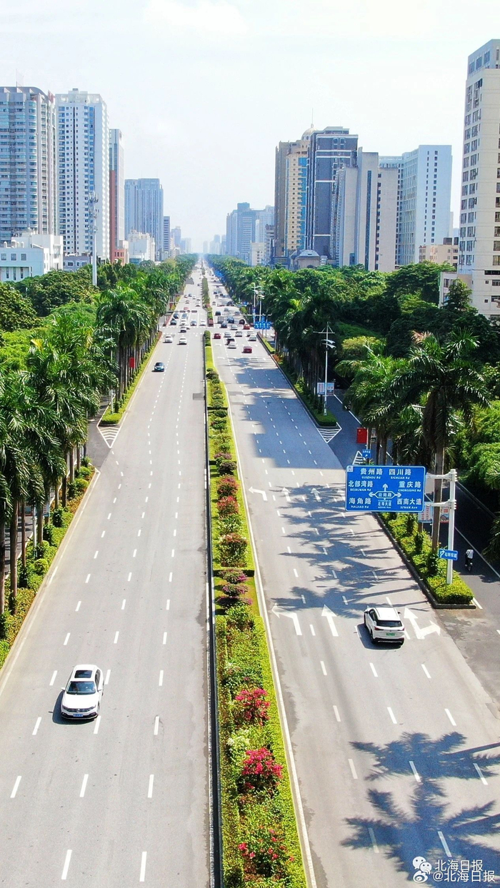 北海大道:从热闹都市延伸到蔚蓝海岸丨漫游"环广西"北海赛道⑩|广西