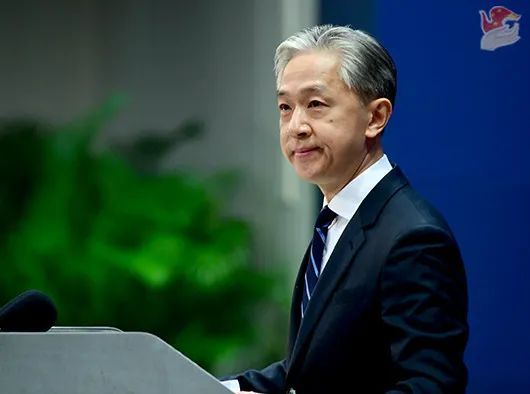 汪文斌资料图。图源：外交部