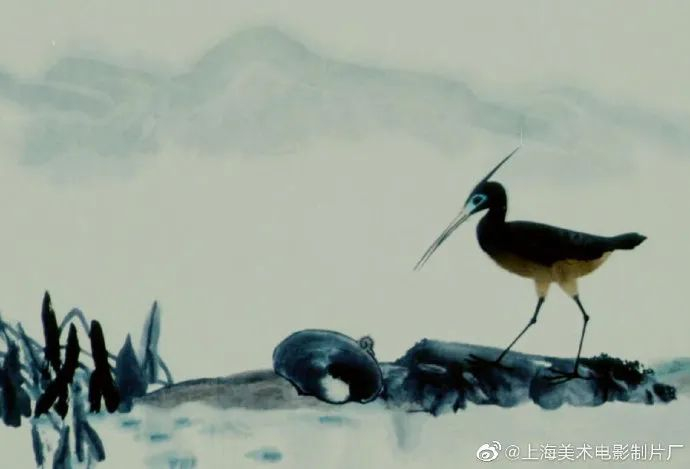 《鹬蚌相争》图源：@上海美术电影制片厂