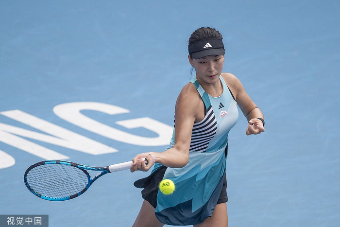 王欣瑜在比赛中。