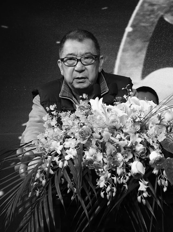 2015年，首届公益微电影节开幕上的郭宝昌。新华社发