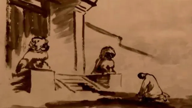 饱含深意的片头画。