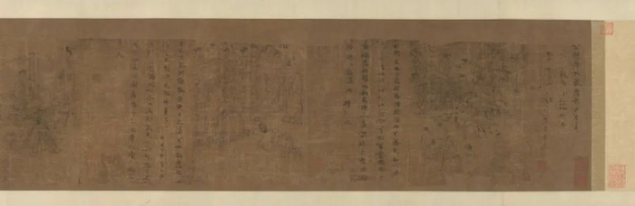 李公麟《孝经图卷》， 美国大都会艺术博物馆藏