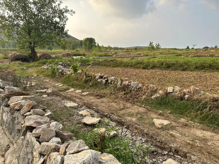 曾经的山路和田地