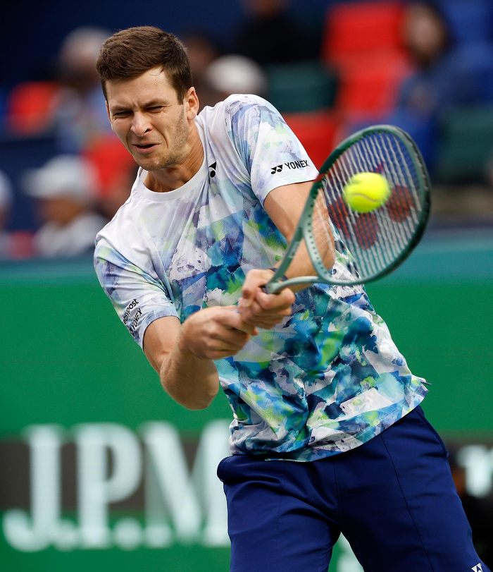 网球——上海大师赛:胡尔卡奇胜科达|胡尔卡奇|网球|上海网球大师赛