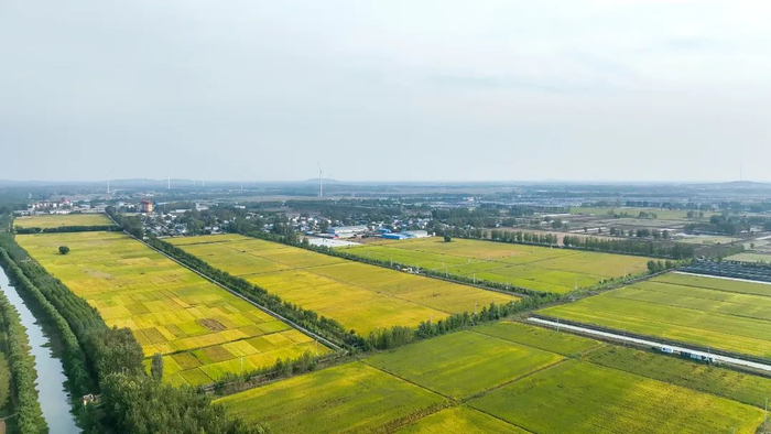 如今的花山村（航拍）