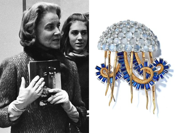 梅隆夫人的水母胸针