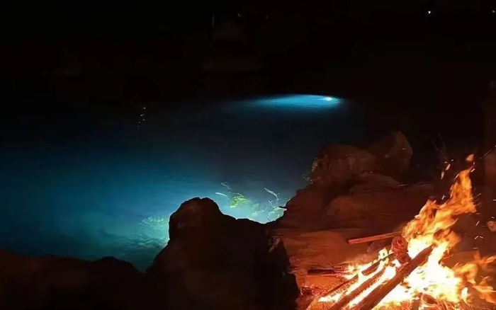 ▲九顿天窗洞穴内部。来源：中国探险协会官网