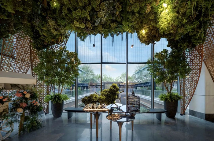 ▲中绿园领秀金沙前厅实景