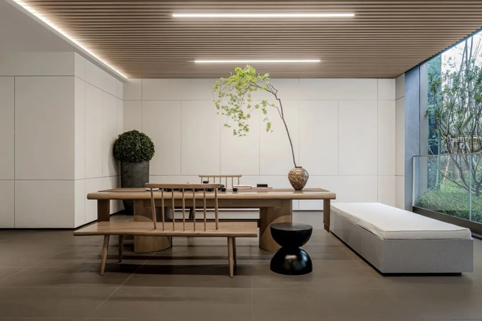 ▲中绿园领秀金沙架空层实景