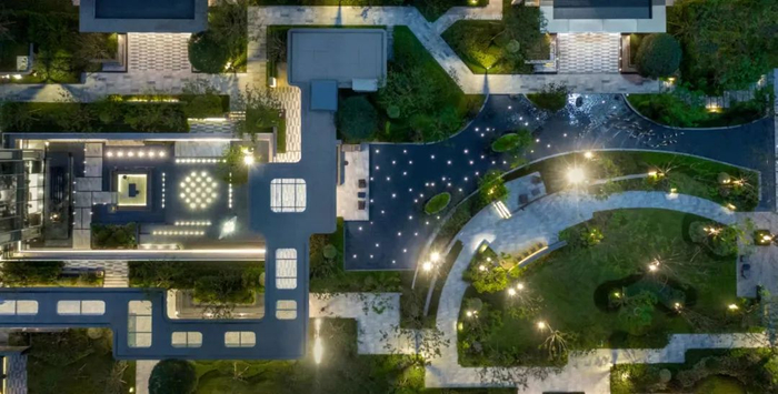 ▲中绿园领秀金沙园林实景