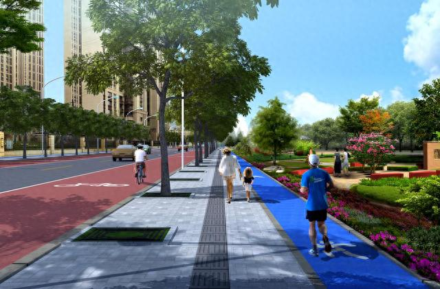 城市慢行系统示意图