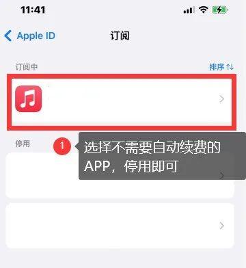 怎样取消苹果app的购买项目自动续费