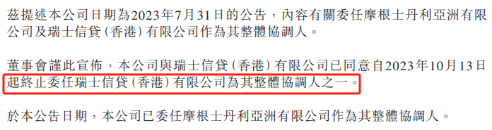 终止协议摘要，数据来源：公司公告