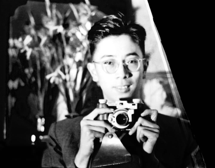 1949年，周海婴在北京。