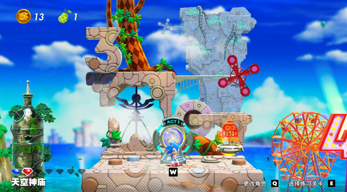 玩家可以在世界地图中自由选择已过关的故事关卡和奖励关