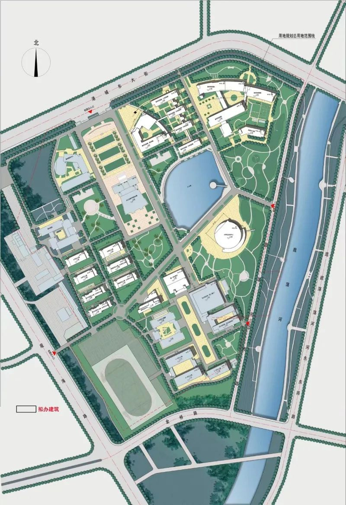 建设工程规划许可证》滨州医学院烟台校区河西区部分建筑……新桥国际