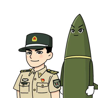 火箭军漫画头像图片