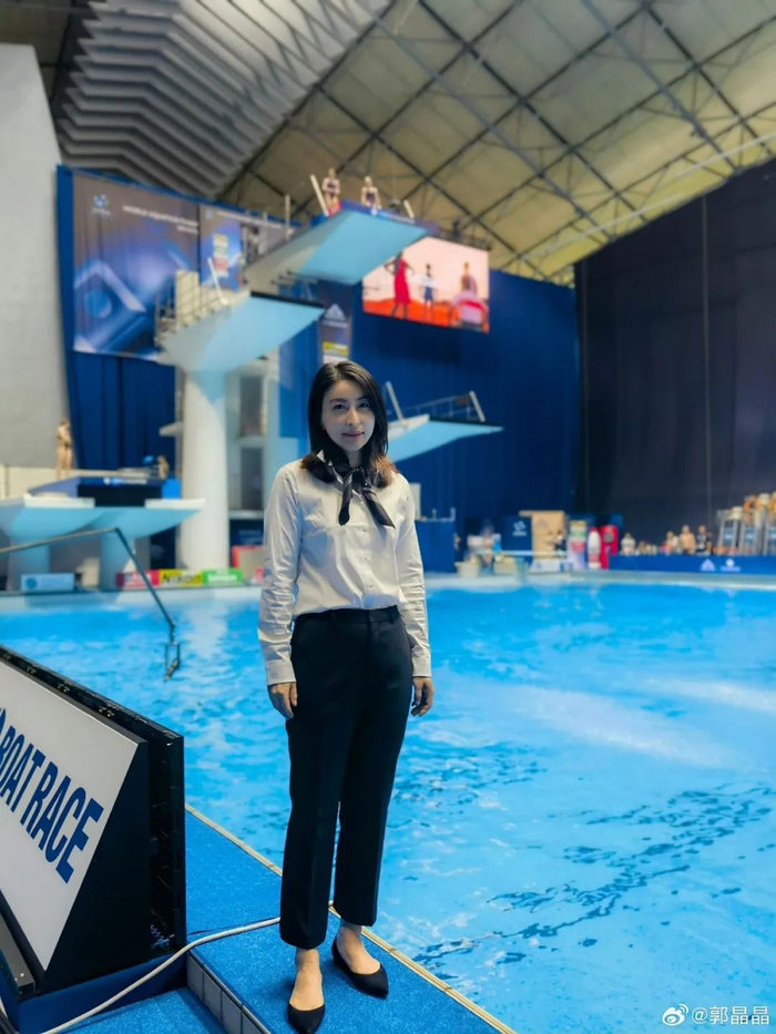 ▲东京奥运会现场的郭晶晶
