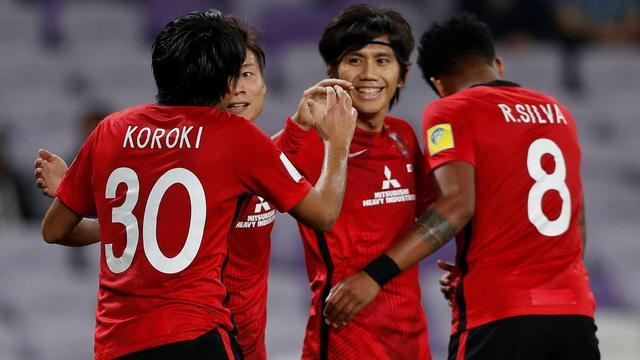 亚冠小组赛2轮过后浦和红钻取得1胜1平的成绩积4分位列j组第2,球队