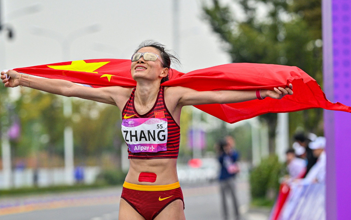 张德顺已经达标巴黎奥运会。  资料图/新华社