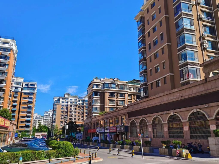 ▲山东济南一处楼盘。新华社记者邵鲁文 摄