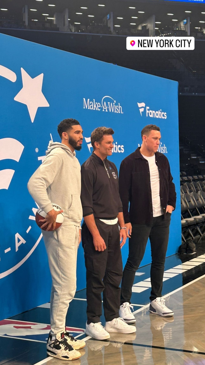 brady & aaron judge一同出席许愿基金会慈善活动|许愿|杰森塔图姆