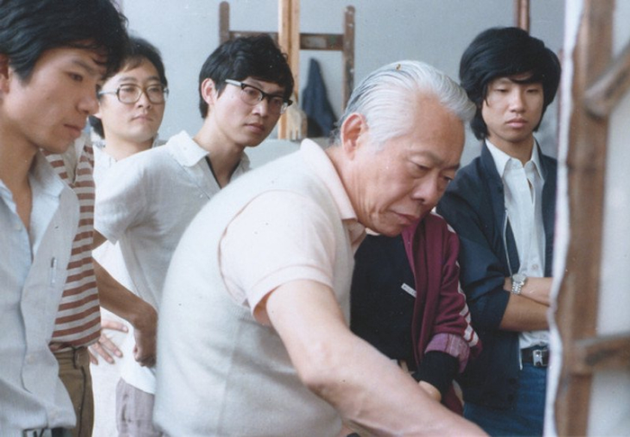 赵无极在中国美术学院