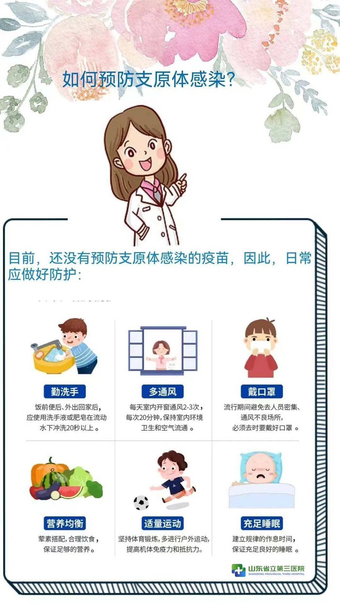 目前还没有预防肺炎支原体感染的疫苗,用头孢菌素是不管用的.