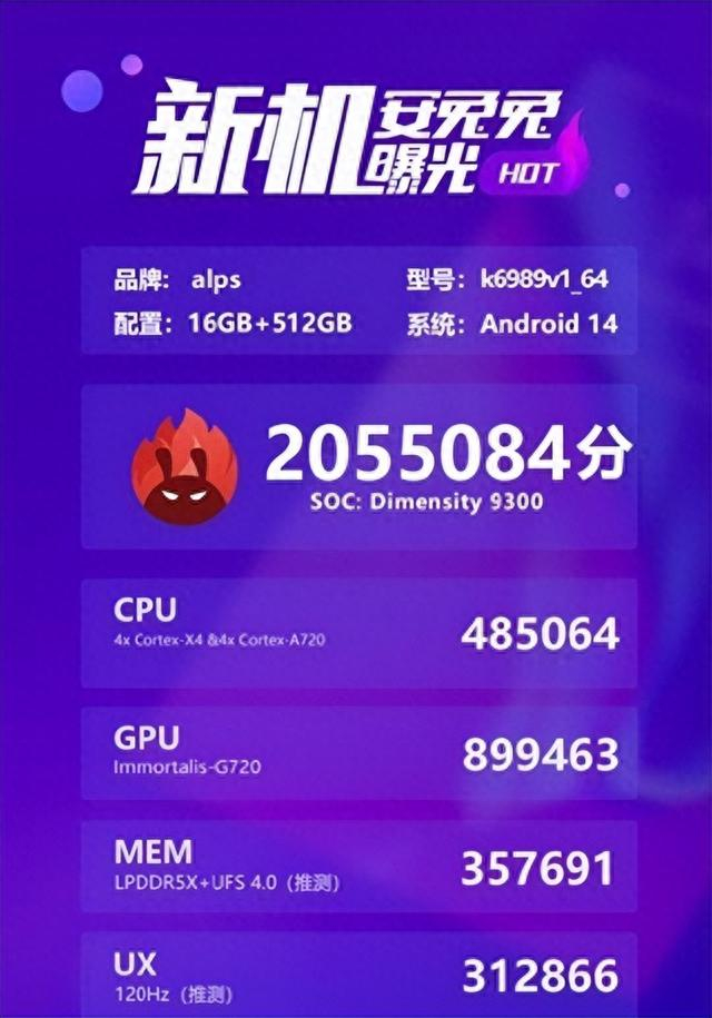 x100全系首发lpddr5t内存规格 搭配天玑9300挑战性能天花板|vivo|内存